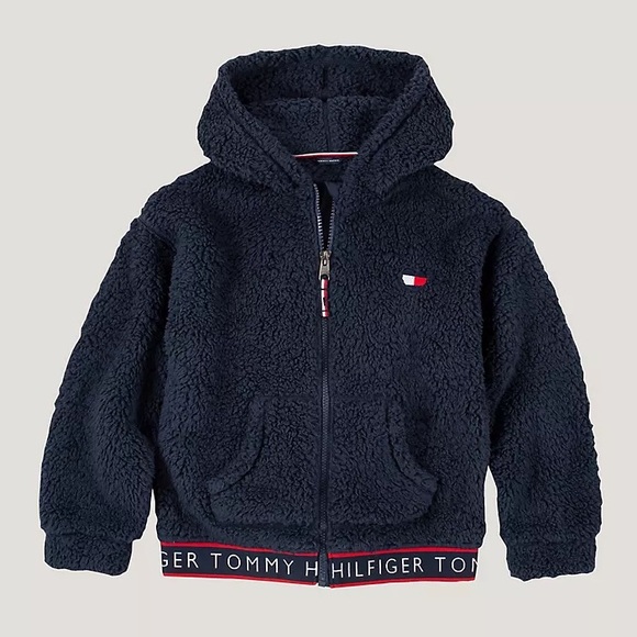 Tommy Hilfiger Sherpa Hoodie 2T - Picture 1 of 2